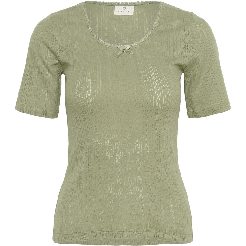 Kaffe Tričko Viba pastelovo zelená 63344187