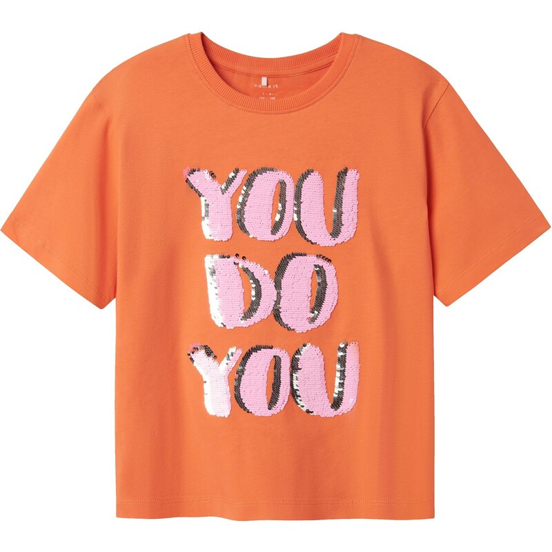 NAME IT Tričko NKFHELKA lososová / svetloružová / čierna / biela 63344229