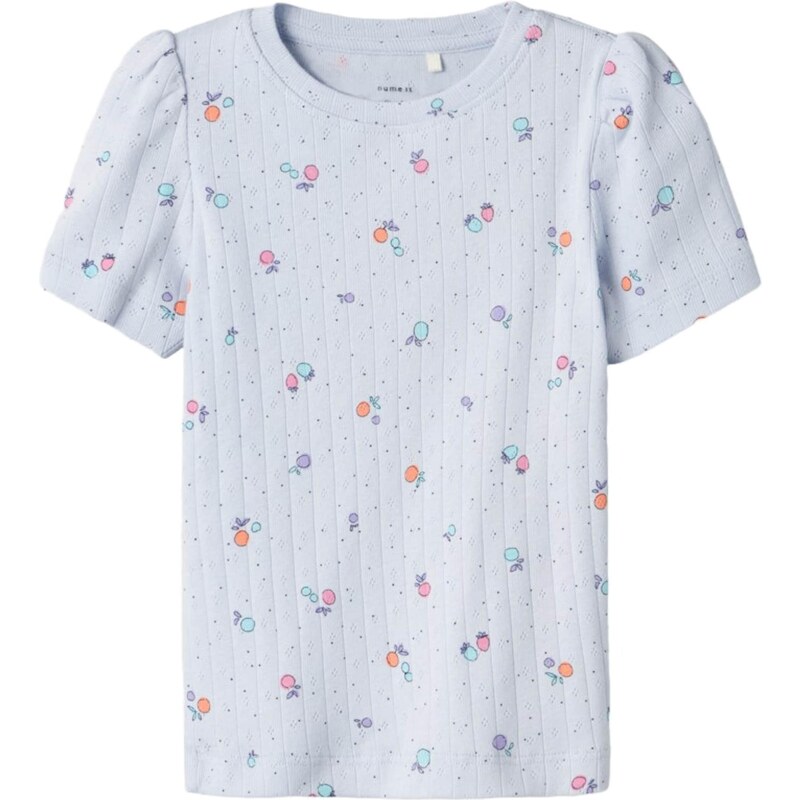 NAME IT Tričko NMFHamanda dymovo modrá / levanduľová / oranžová / 63344233