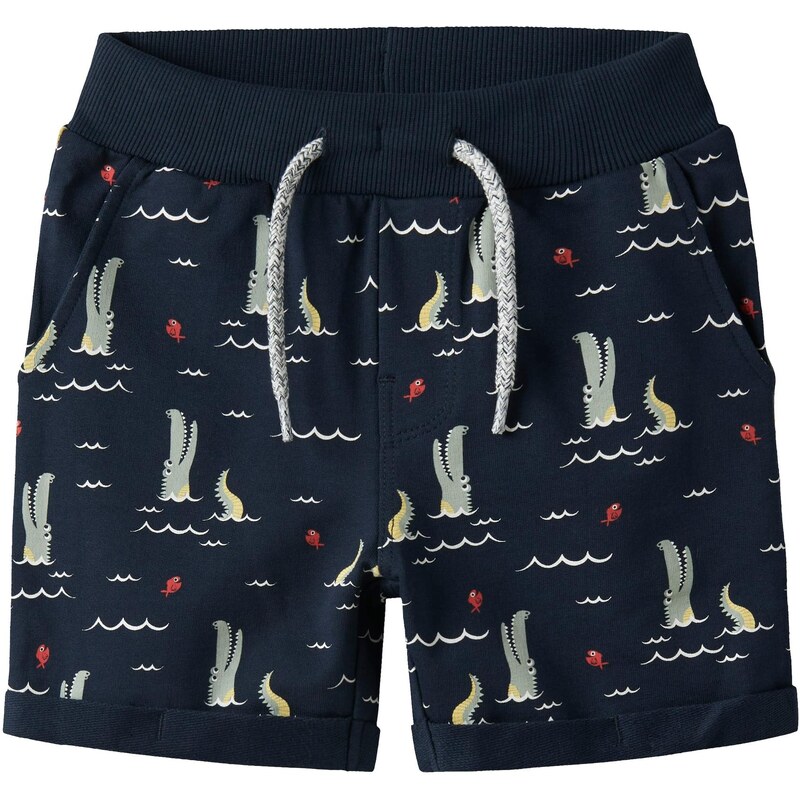 NAME IT Nohavice námornícka modrá / sivá / tmavočervená / biela 63344236