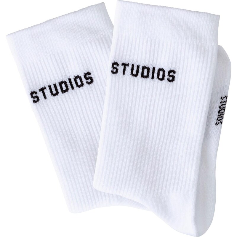 Copenhagen Studios Športové ponožky čierna / biela 63362140