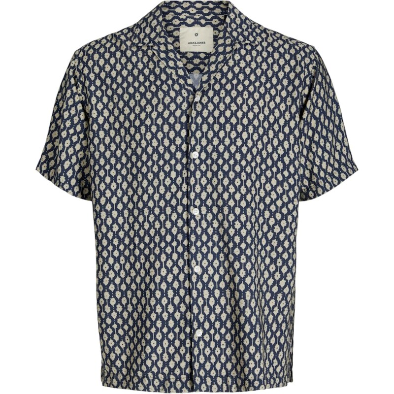 JACK & JONES Košeľa JPRBLulincoln farba ťavej srsti / tmavomodrá 63344462