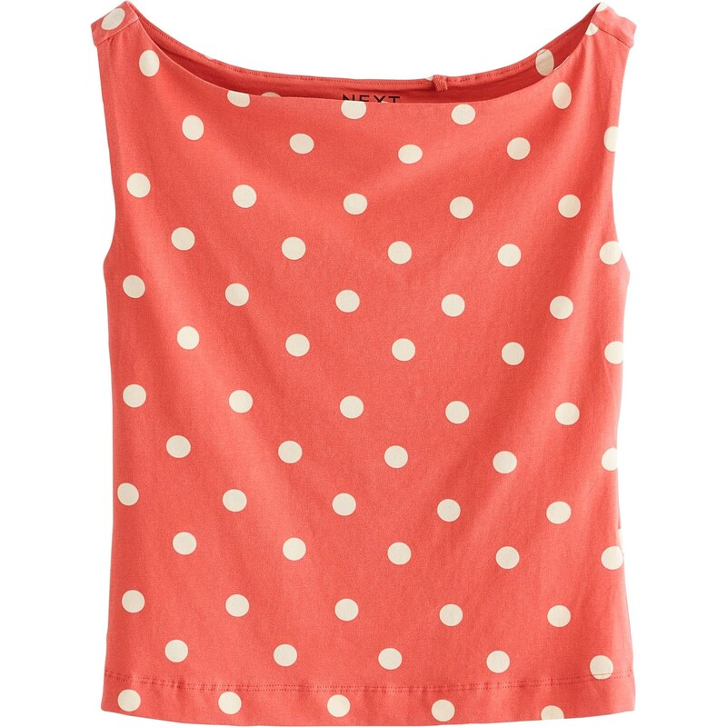 Next Top oranžovo červená / šedobiela 63344434