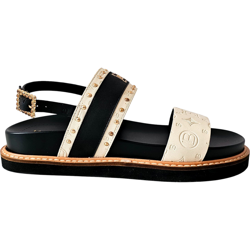 Čierne sandále Laura Biagiotti GL Calf Ivory 63345519