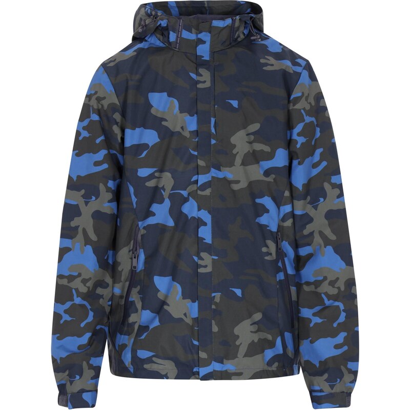 HOMEBASE Prechodná bunda modrá / tmavomodrá / kaki / olivová 65792348