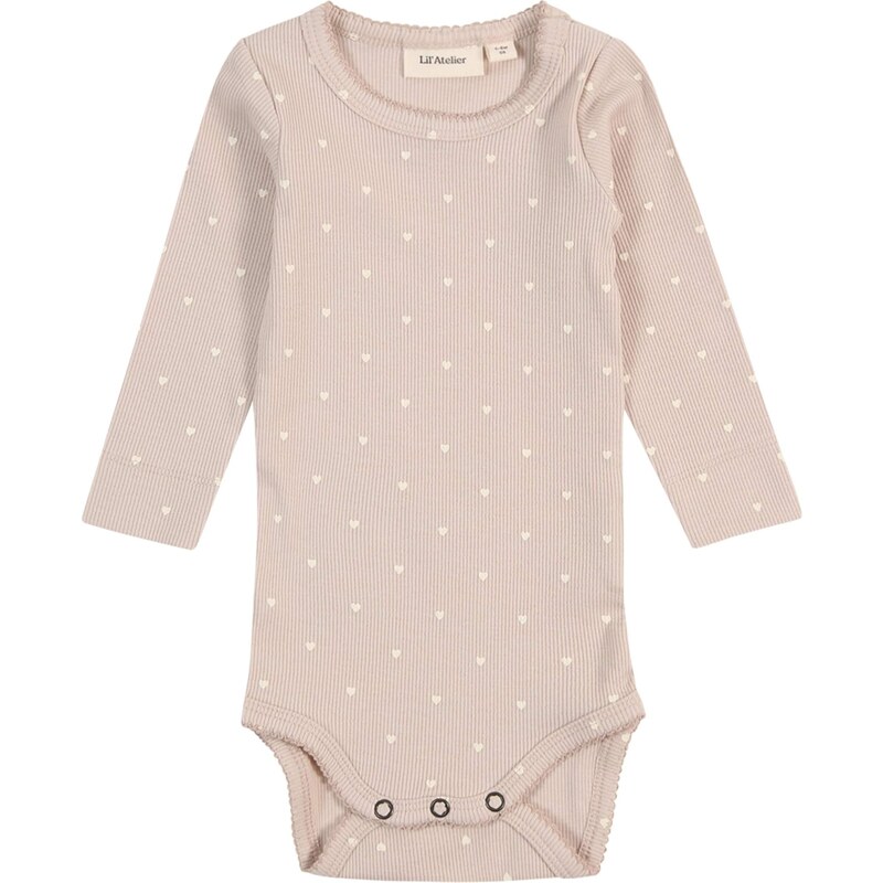 LilAtelier Body NBFGago béžová / biela 63347842