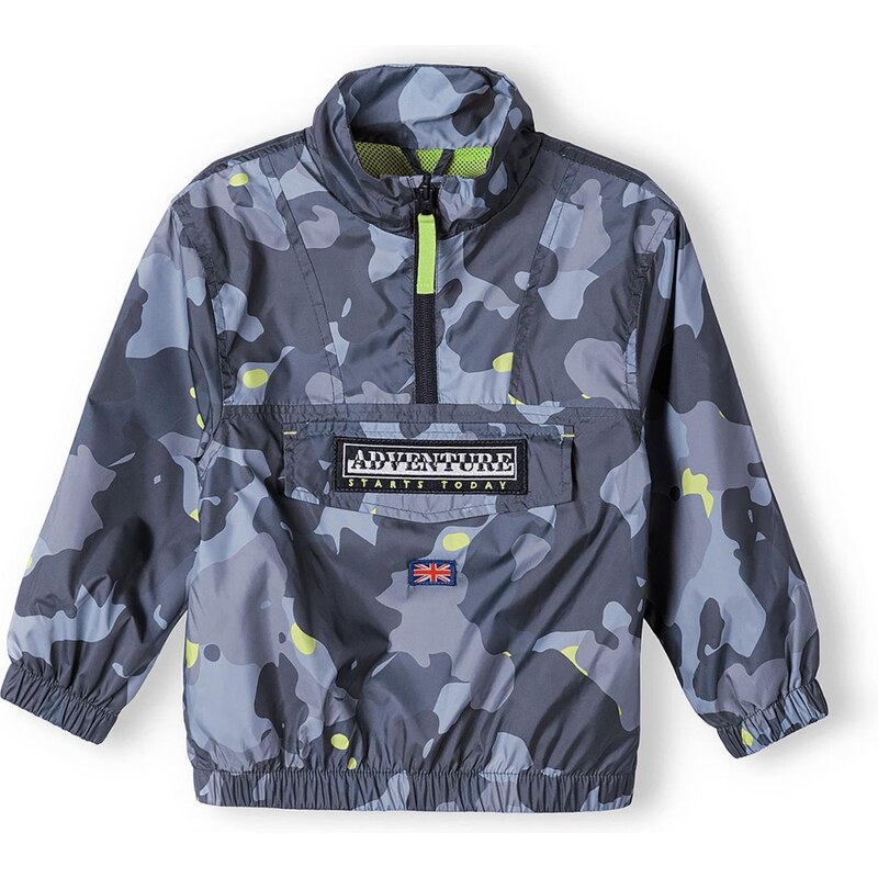 MINOTI Prechodná bunda sivá / čadičová / čierna / biela 63348015