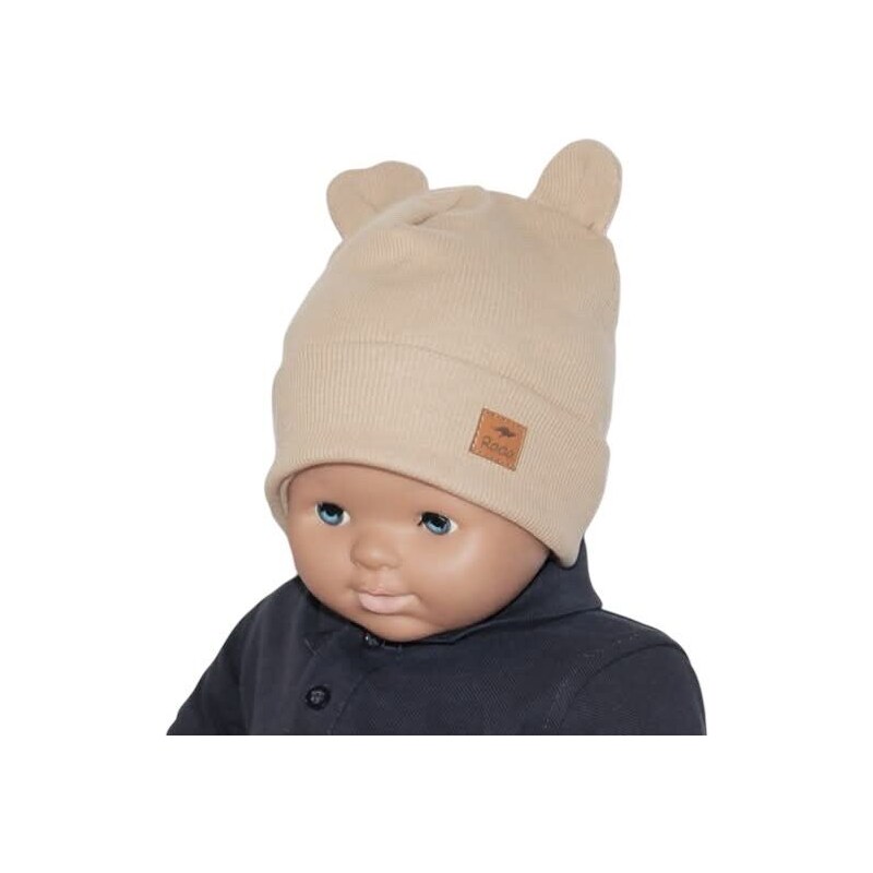 RADA Rebrovaná čiapka Janka Beige 46458059