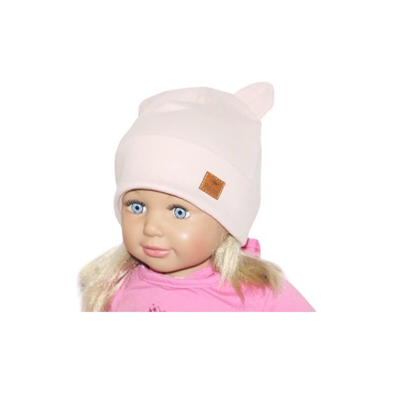 RADA Rebrovaná čiapka Janka Duff Pink 41578067