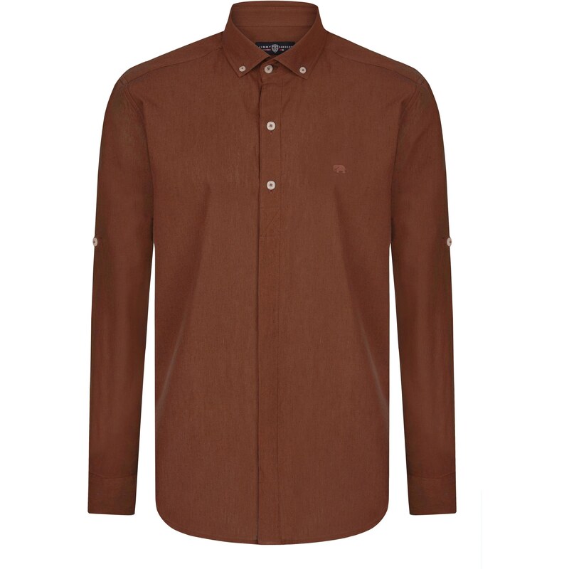 Jimmy Sanders Košeľa koňaková 65651328