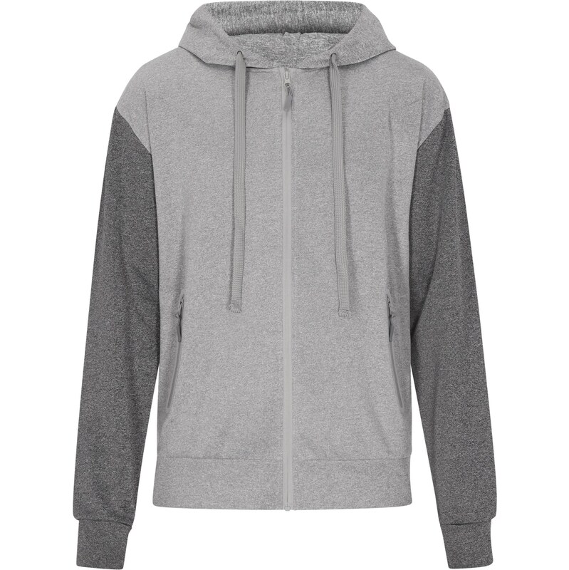 Mo ATHLSR Tepláková bunda svetlosivá / tmavosivá 63347506