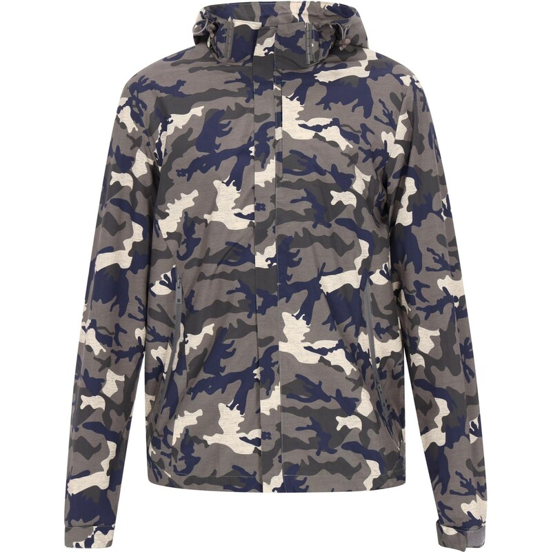 Mo ATHLSR Prechodná bunda nebielená / námornícka modrá / tmavošedá / 63347646