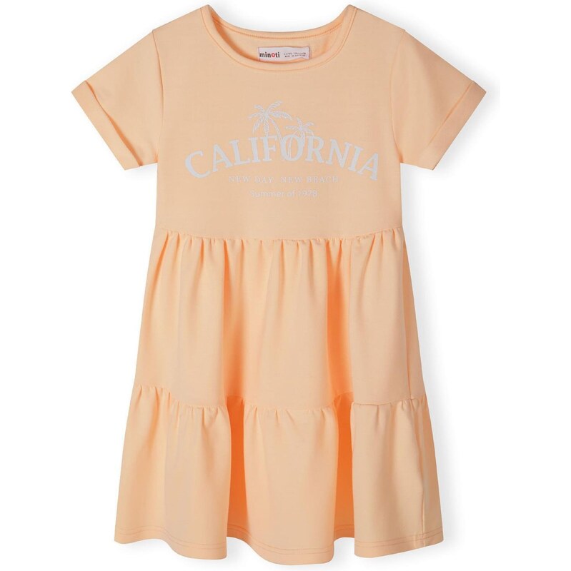 MINOTI Šaty marhuľová / biela 63347887