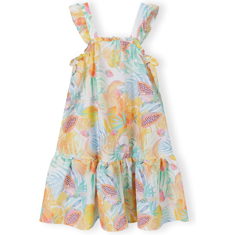 MINOTI Šaty svetlomodrá / svetlozelená / oranžová / šedobiela 63347909