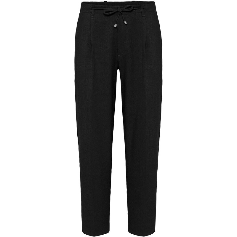 Antioch Plisované nohavice čierna 65651297