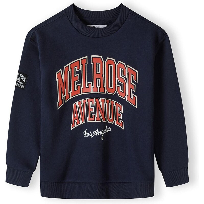 MINOTI Mikina tmavomodrá / tmavooranžová / biela 63347862