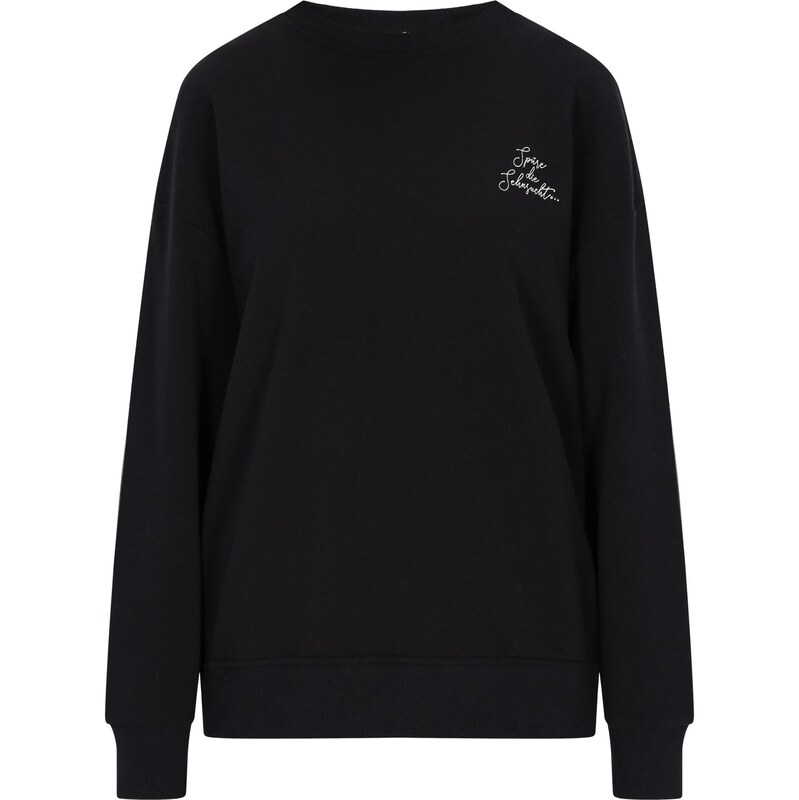 DreiMaster Vintage Mikina čierna / biela 63346556