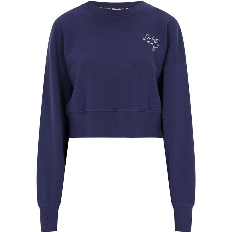 DreiMaster Vintage Mikina námornícka modrá / biela 63346576