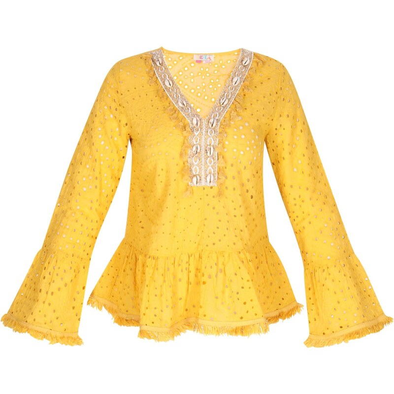 IZIA Blúzka béžová / žltá 63346619