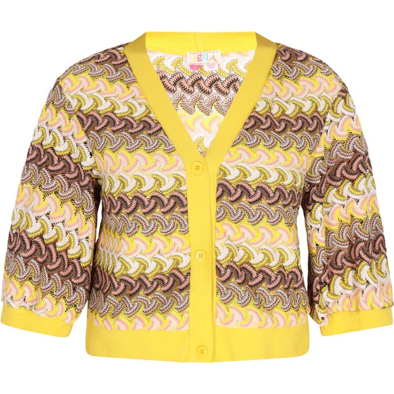 IZIA Kardigán béžová / hnedá / žltá 63346640