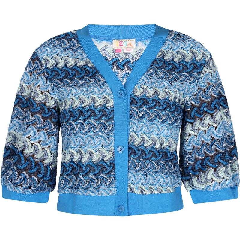 IZIA Kardigán tmavomodrá / azúrová / svetlomodrá / biela 63346668