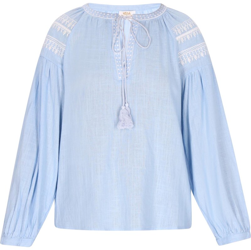 usha FESTIVAL Blúzka svetlomodrá / biela 63346778