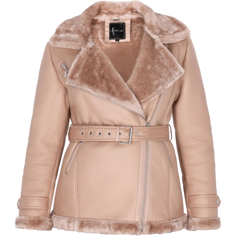 faina Prechodná bunda béžová 63346776