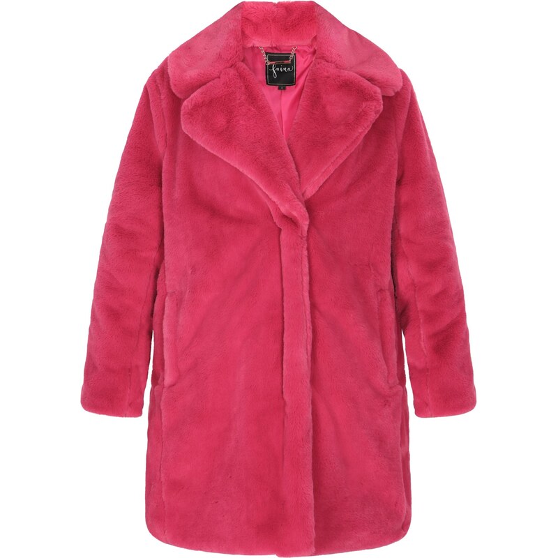 faina Zimný kabát ružová 63346820