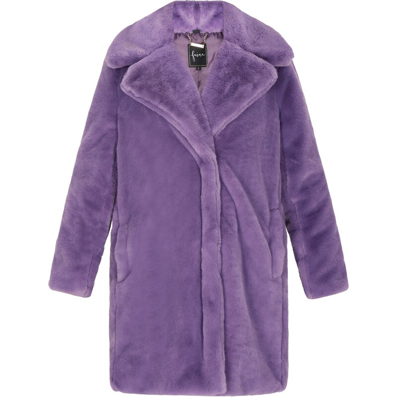 faina Zimný kabát fialová 63346821
