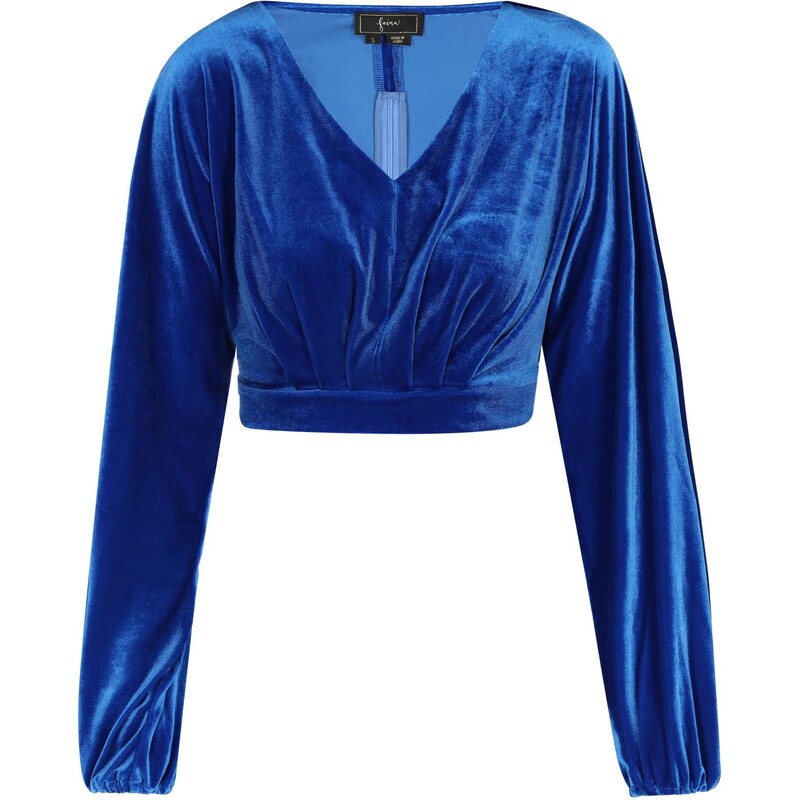 faina Blúzka kráľovská modrá 63346816