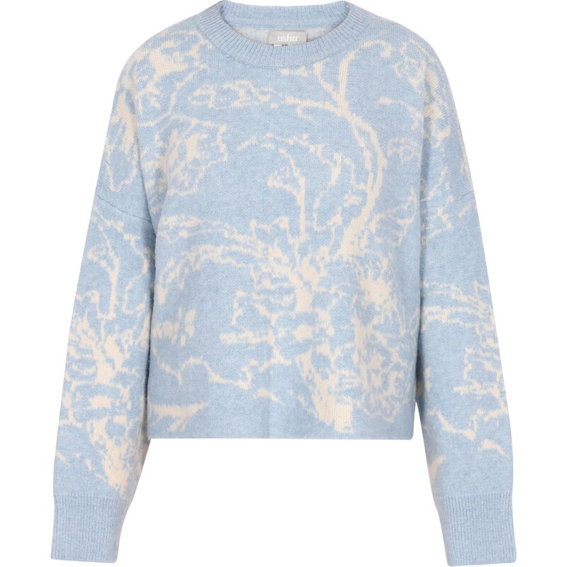 Usha Sveter krémová / svetlomodrá 63347035