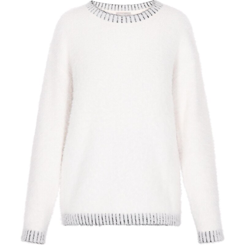 Usha Sveter pastelovo modrá / čierna / biela ako vlna 63347071