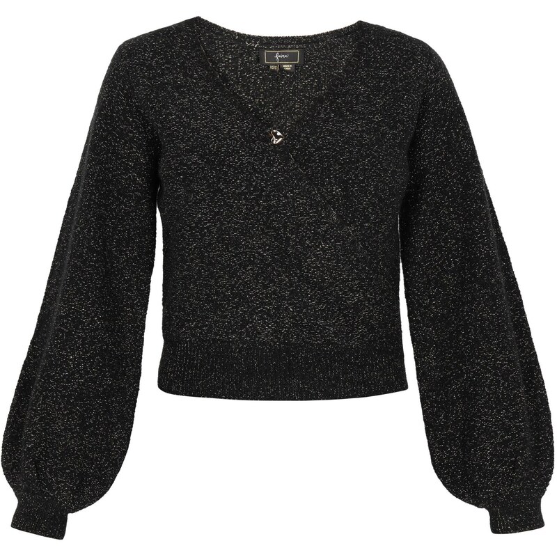 faina Sveter čierna / strieborná 63347072