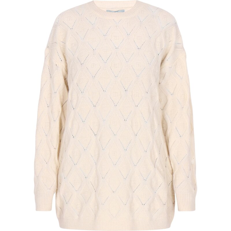 Usha Oversize sveter biela ako vlna 63347075