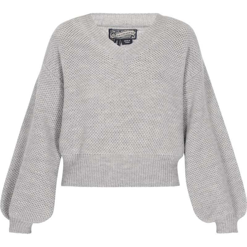 DreiMaster Vintage Sveter sivá melírovaná 63347106