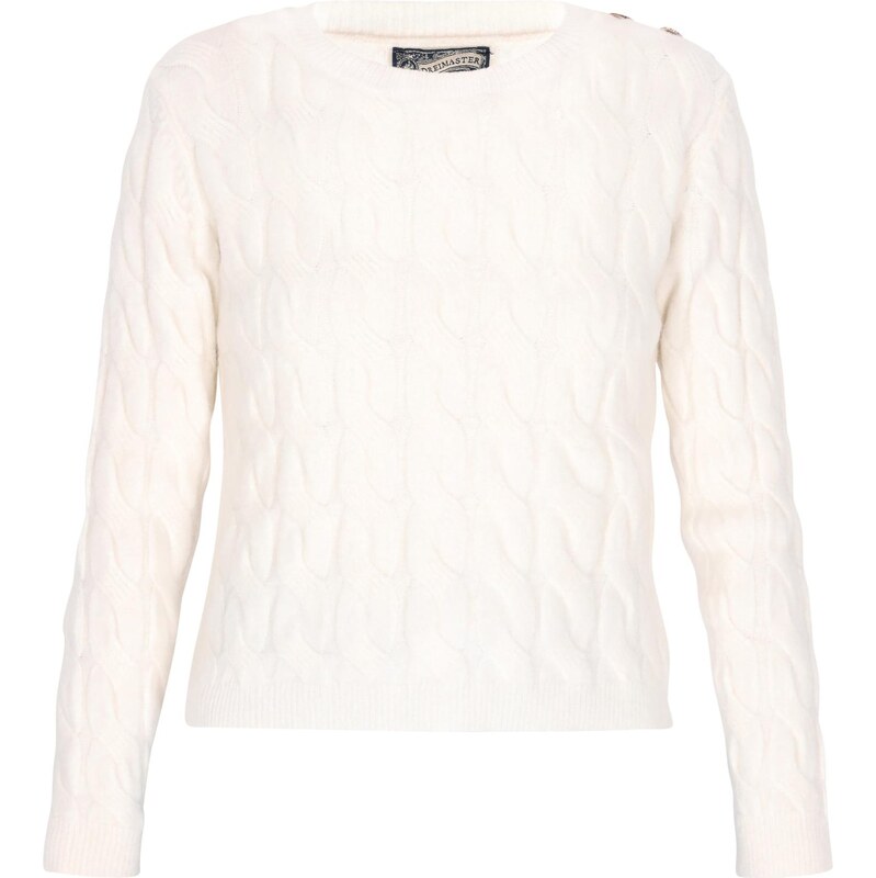 DreiMaster Vintage Sveter biela ako vlna 63347118