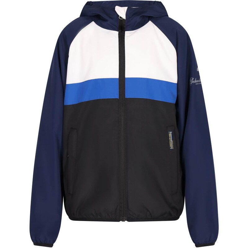 Schmuddelwedda Prechodná bunda Anorak modrá / čierna / biela 63347284