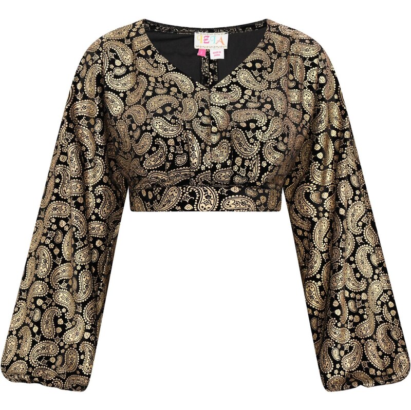 IZIA Blúzka zlatá / čierna 63347331