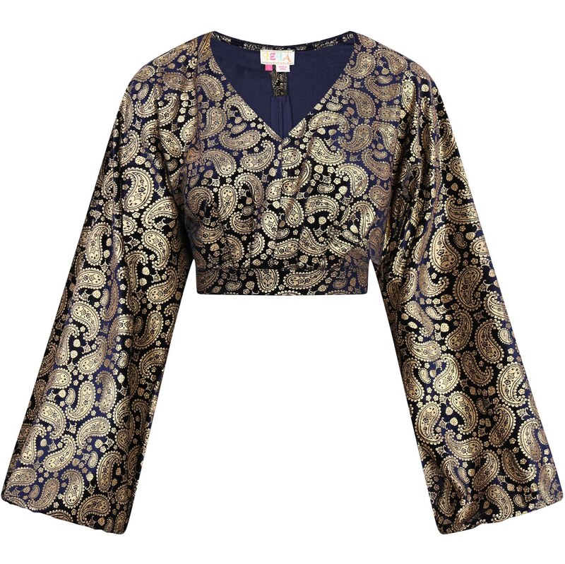 IZIA Blúzka námornícka modrá / zlatá 63347338