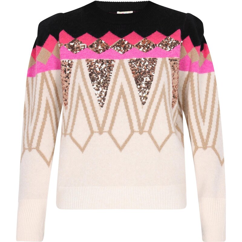 IZIA Sveter zmiešané farby / ružová 63347347