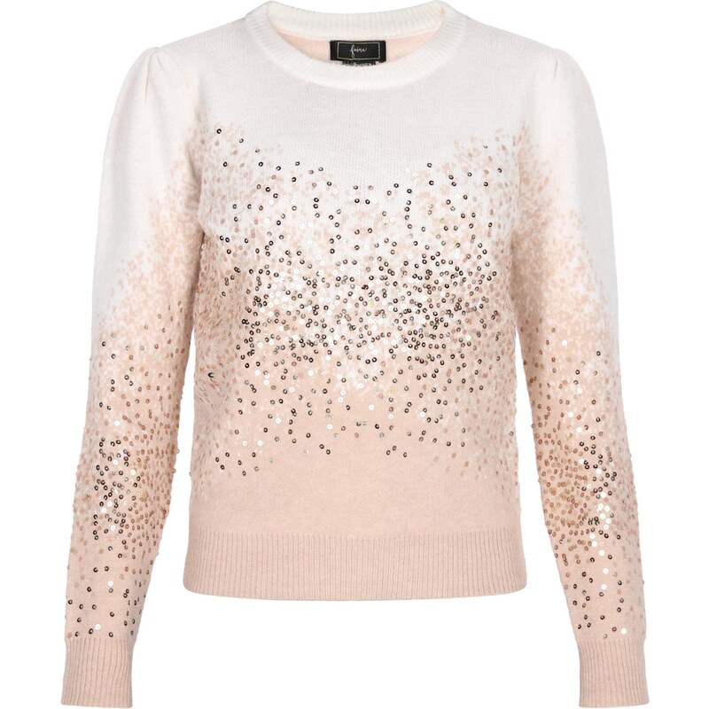 faina Sveter telová / biela ako vlna 63347371