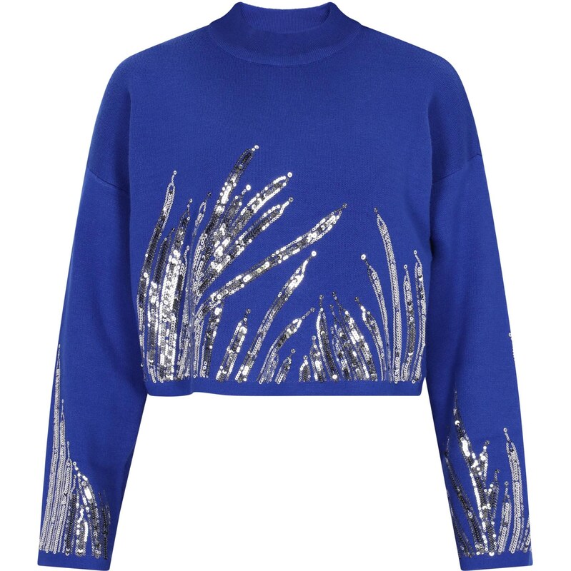 faina Sveter modrá / strieborná 63347416