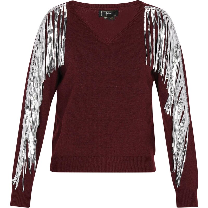 faina Sveter slivková / strieborná 63347422