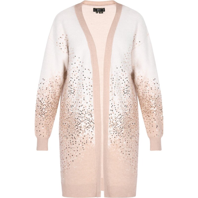 faina Kardigán telová / šedobiela 63347421