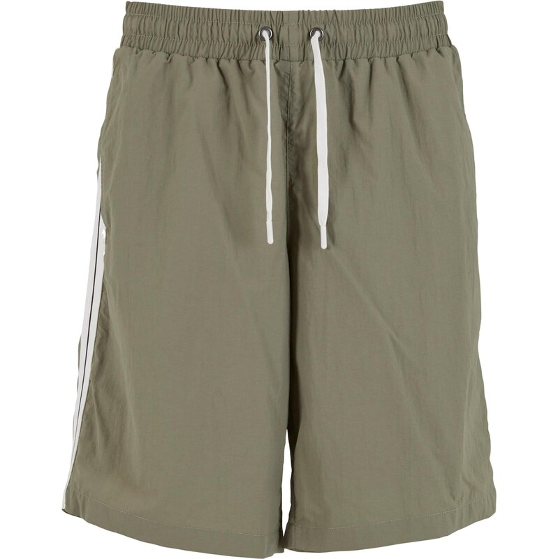 Urban Classics Surferské šortky olivová / biela 63362035