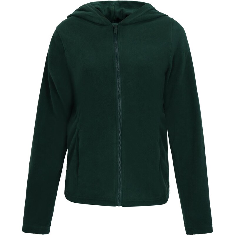 NALLY Flisová bunda tmavozelená 65792267