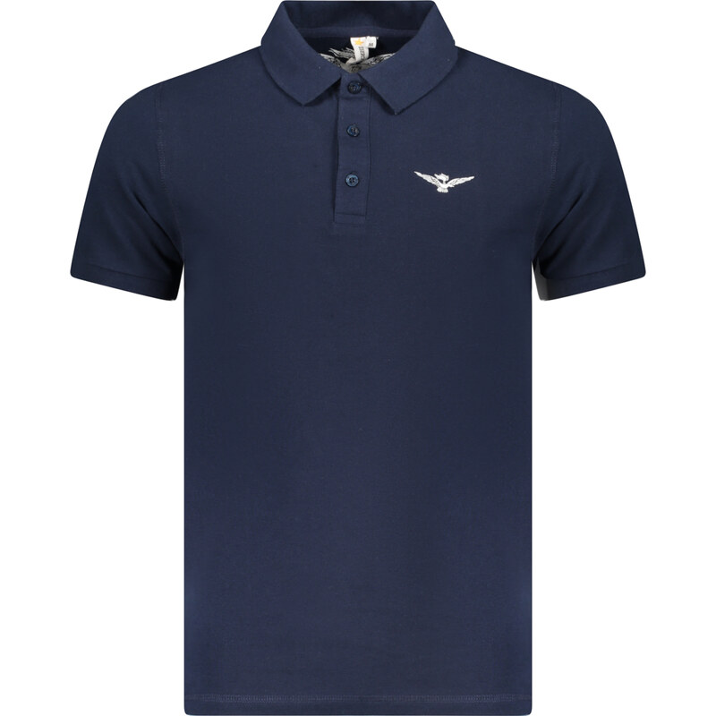 ACCADEMIA MILITARE Pánske modré polokošele s krátkym rukávom 64702442