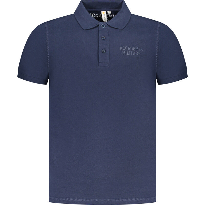 ACCADEMIA MILITARE Pánske modré polo tričko s krátkym rukávom 64703223