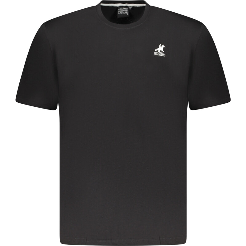 U.S. GRAND US GRAND POLO SHORT SLEEVE T-SHIRT MEN BLACK 64705131