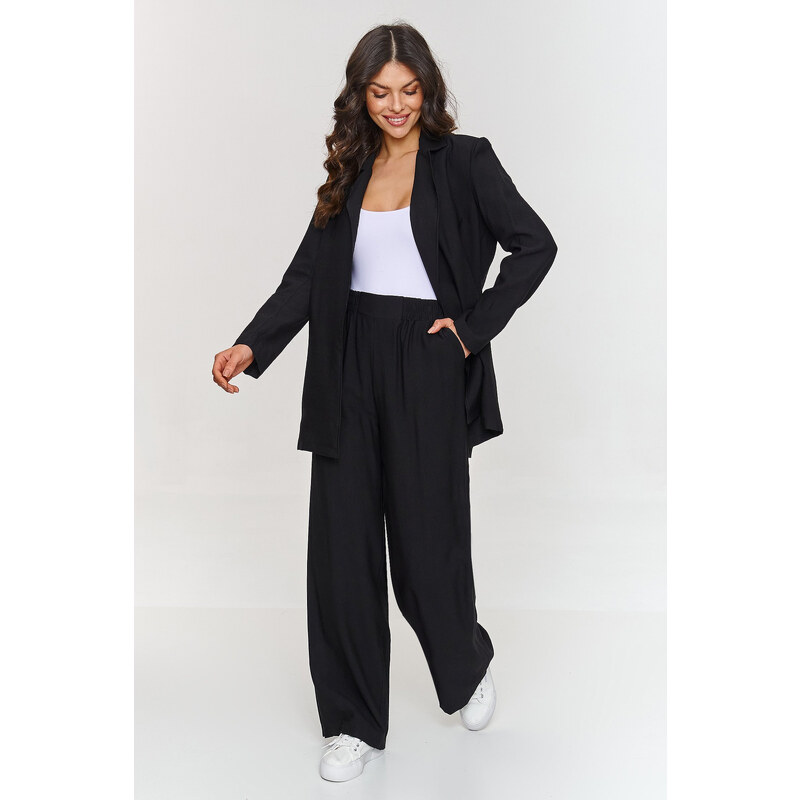 Makadamia Dámska súprava sako a nohavice M883 | čierna M883 63355927